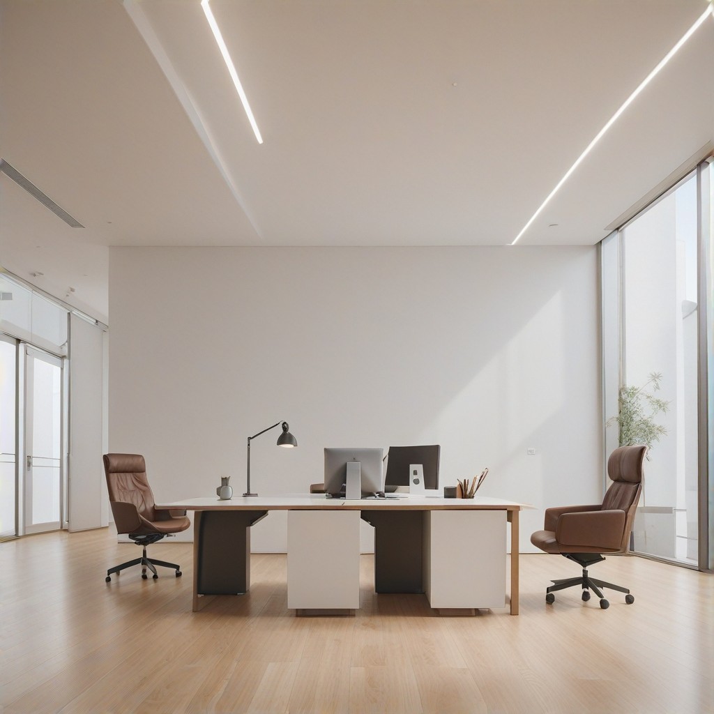 A professional individual with a warm smile, modern office background, conveying expertise and approachability, clean and minimalist design, soft natural lighting, (personable:1.2).